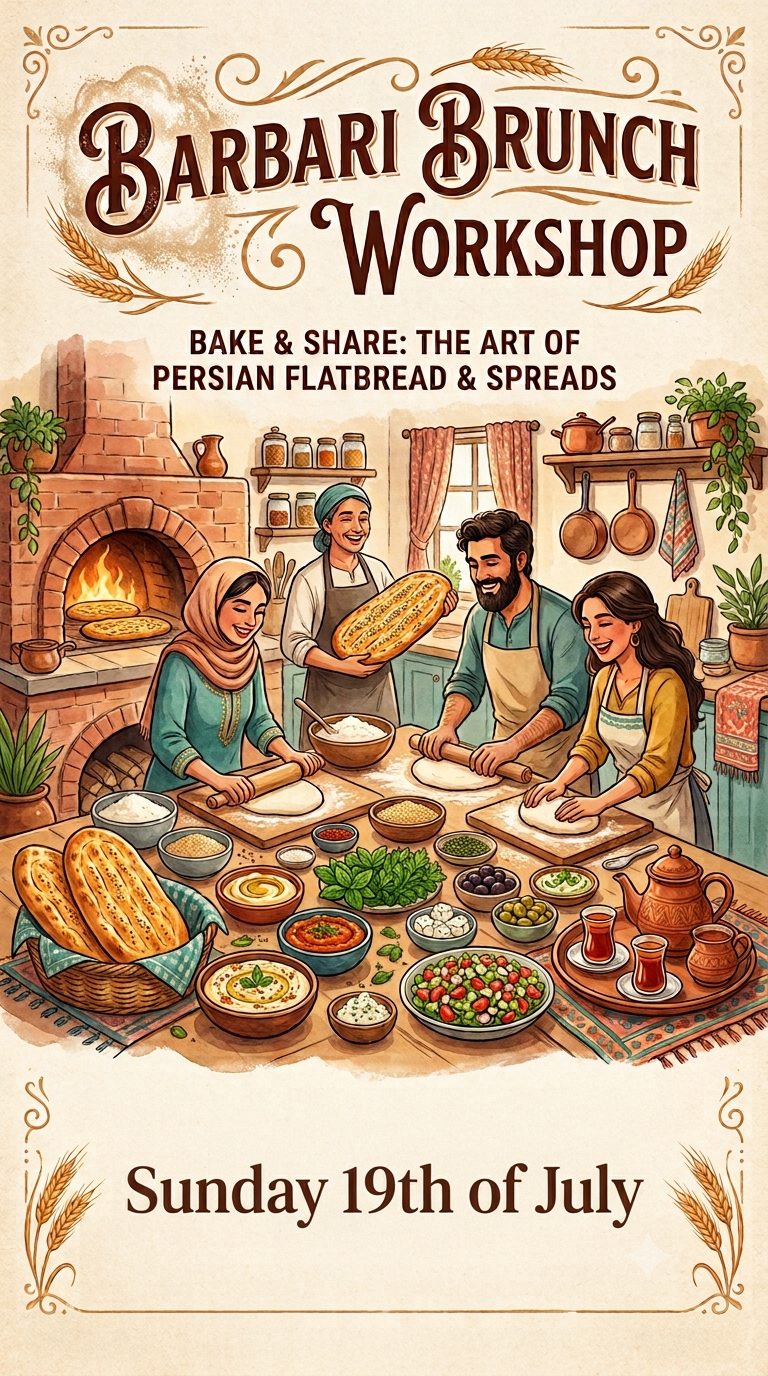 Barbari Brunch Sunday 19th July 11-2pm