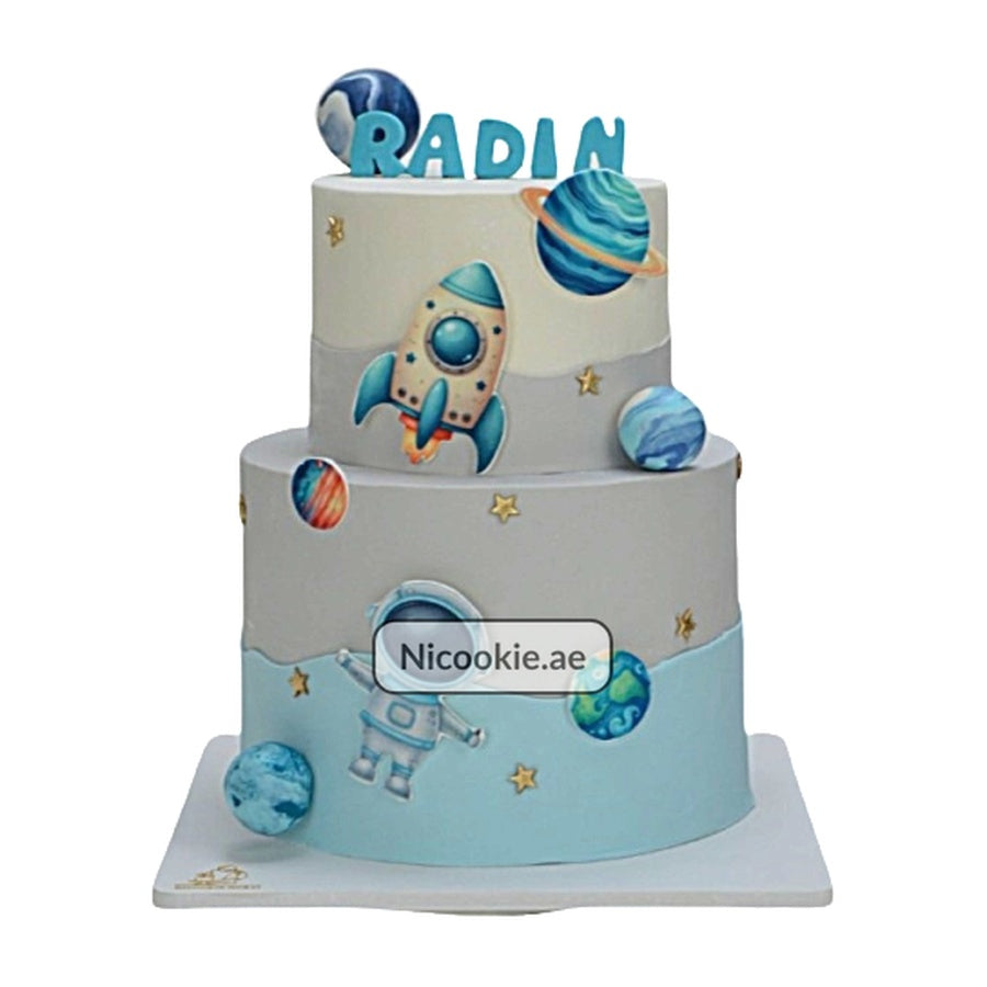 Planet Space Adventure Cake