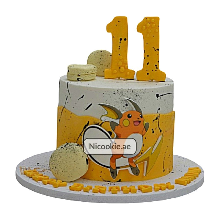 Raichu Pokémon Cake