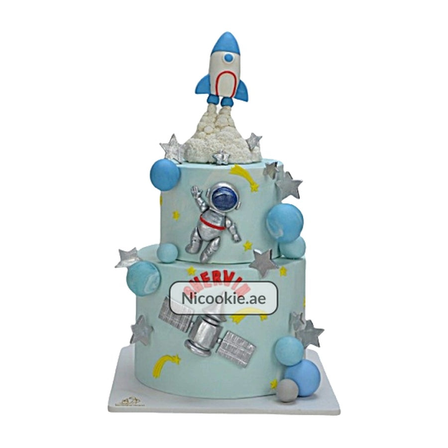 Rocket Space Astronaut Cake