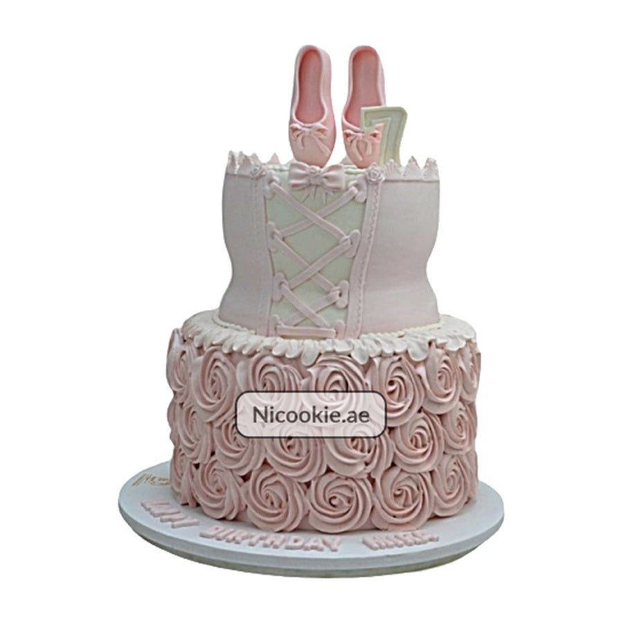 Ballet Rosette Cake