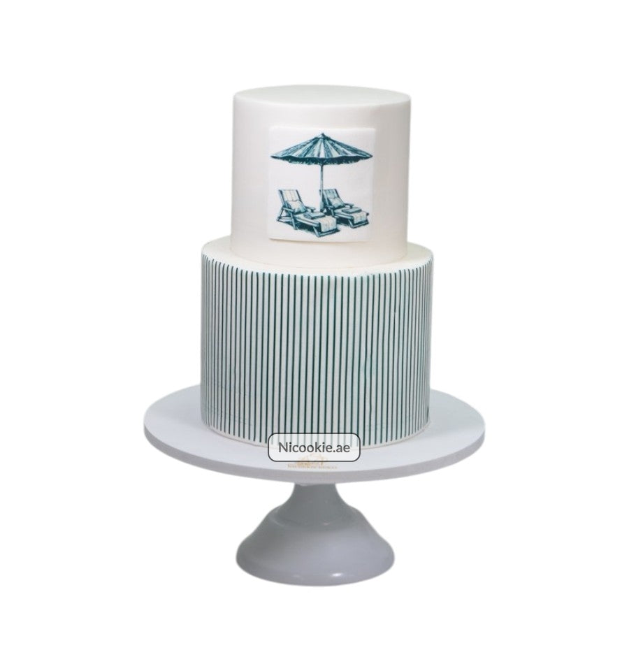 Beachside Retreat Cake