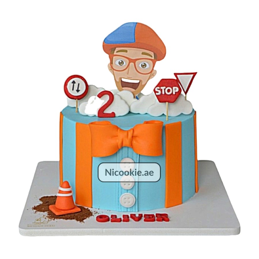 Blippi Construction Cake