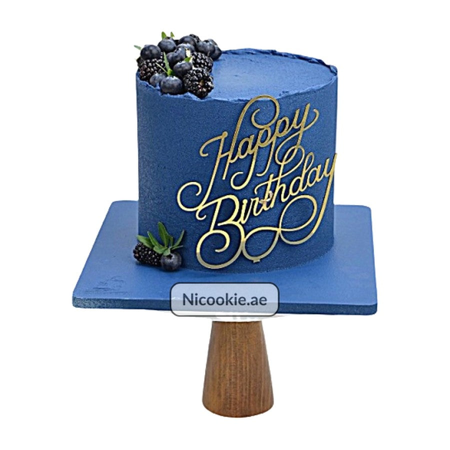 Blueberry Birthday Cake