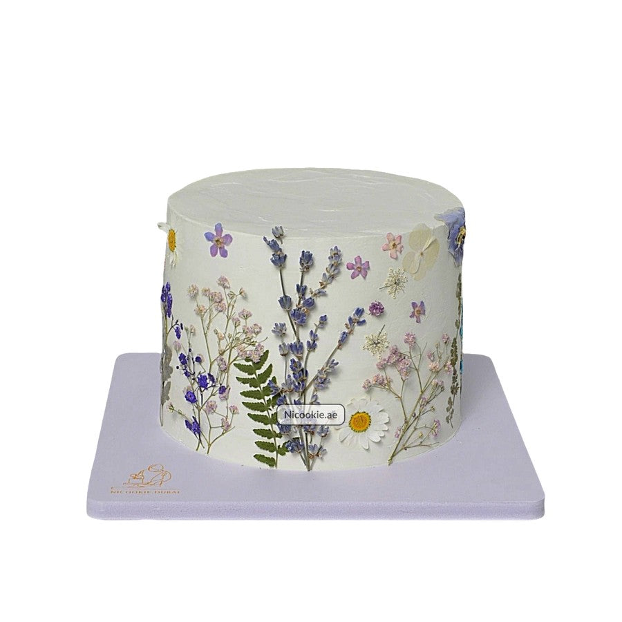 Dried Flower Cake
