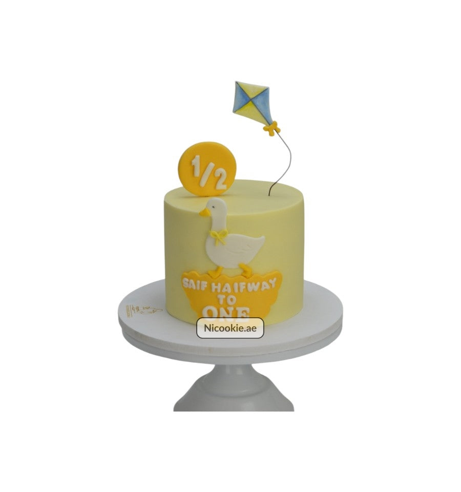 Duckling Milestone Cake