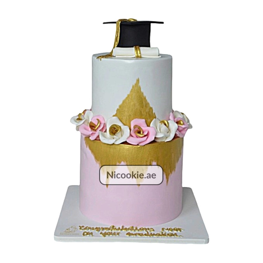 Elegant Graduation Cake