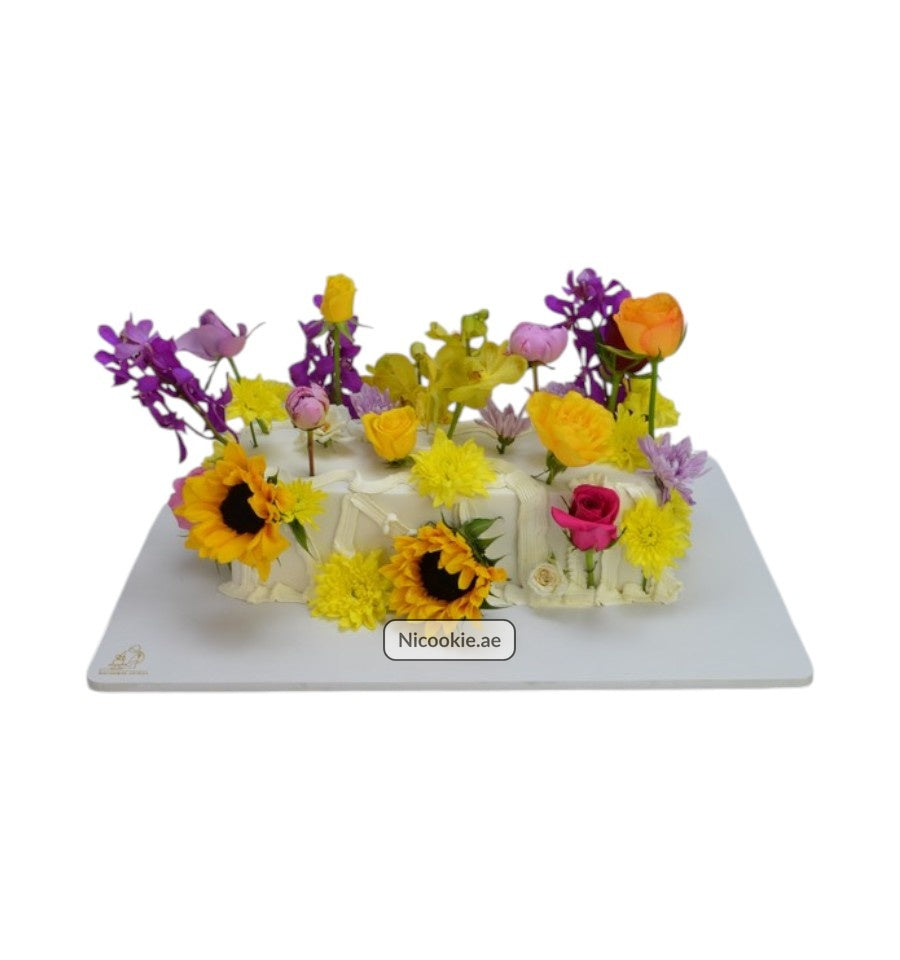 Floral Symphony Cake