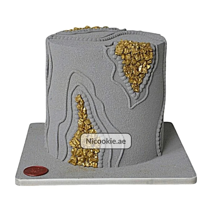 Geode Stone Texture Cake