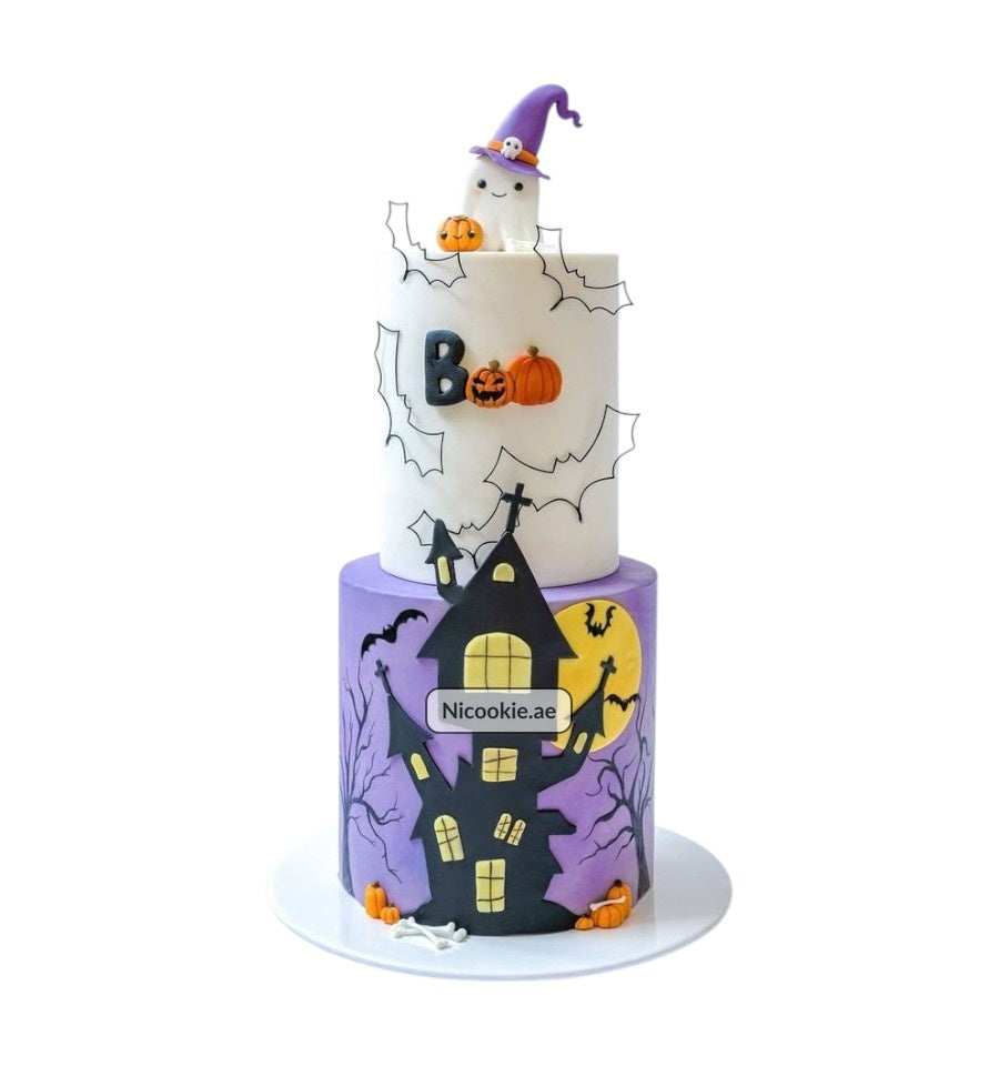 Ghostly Manor Cake