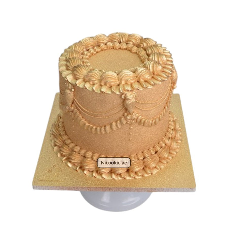 Golden Glamour Cake