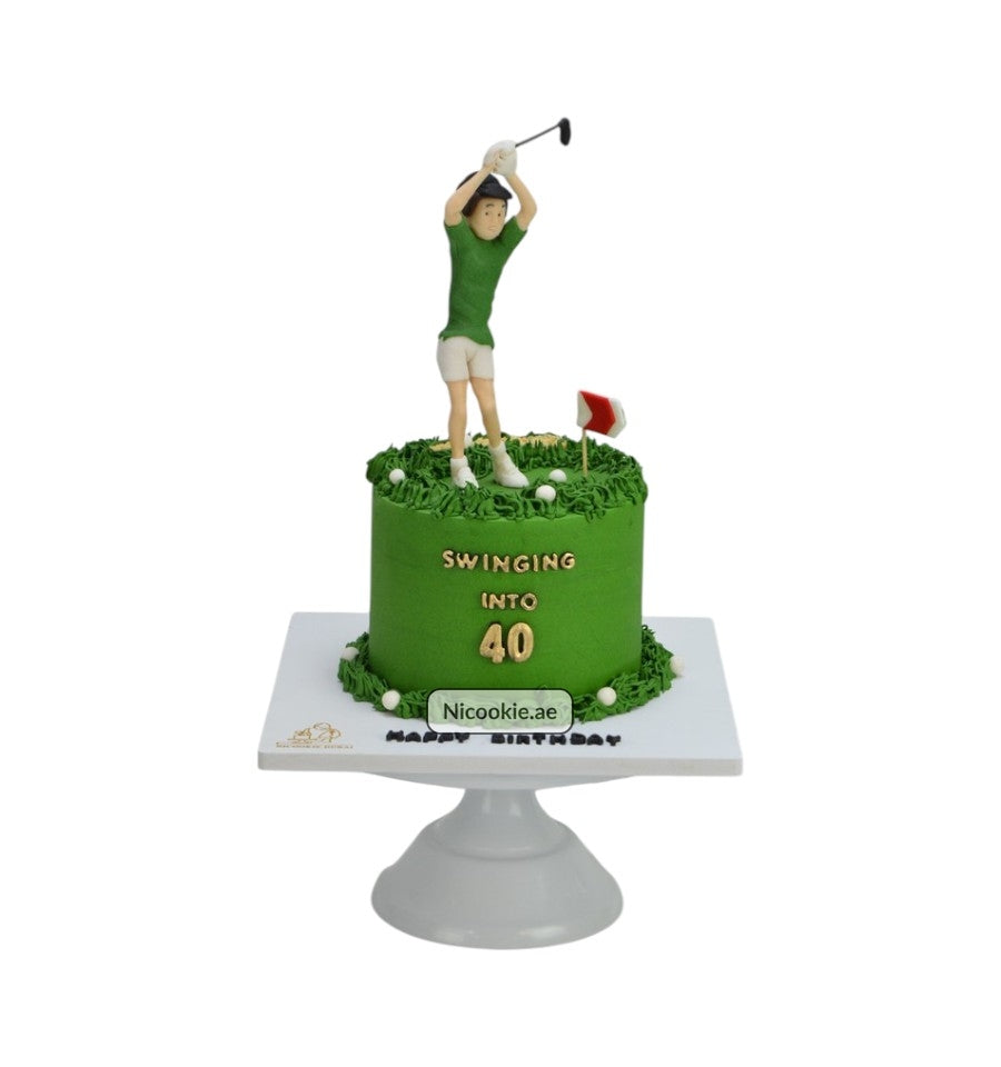 Golfing Milestone Cake