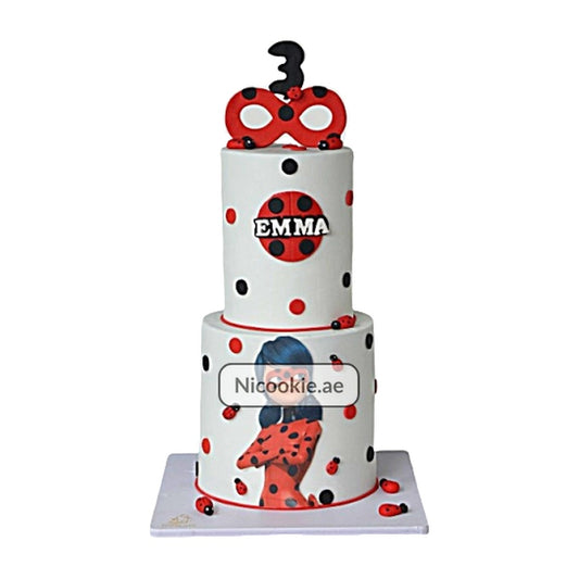 Ladybug Miraculous Cake