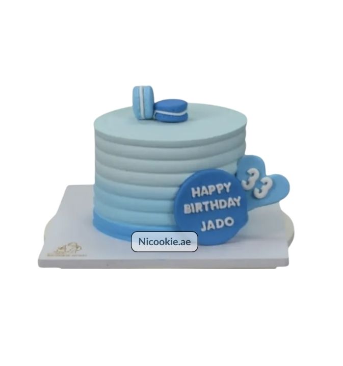 Blue Macaron Celebration