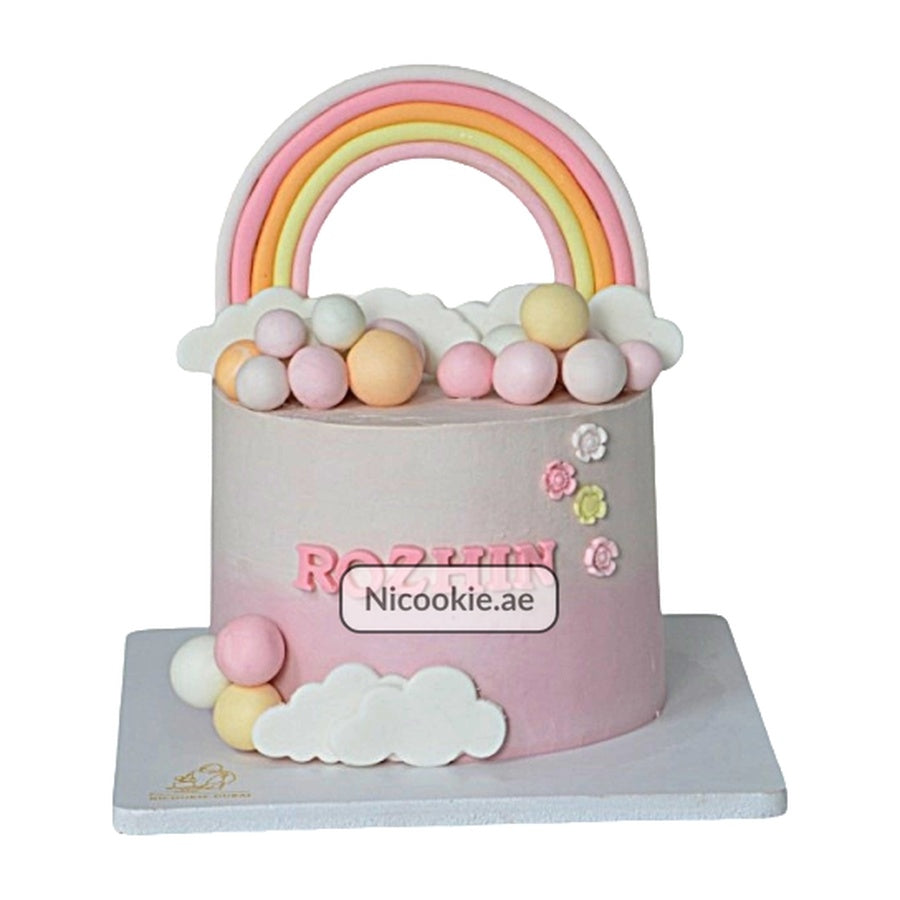 Pastel Rainbow Cake