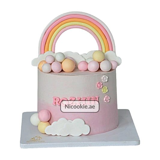 Pastel Rainbow Cake