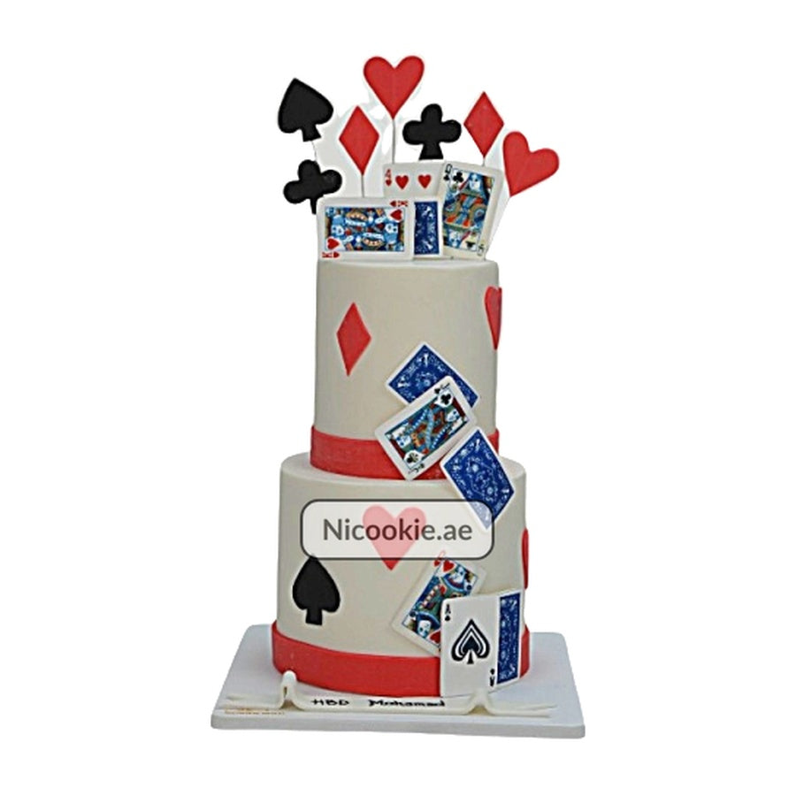 Playing Cards Theme Cake
