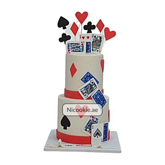 Playing Cards Theme Cake