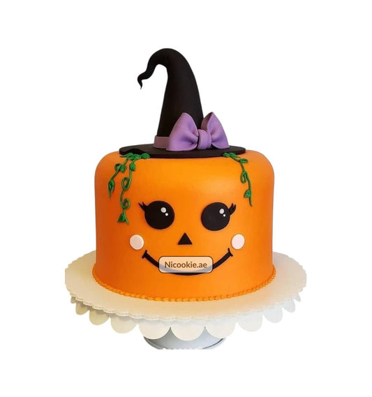 Pumpkin Witch Charm