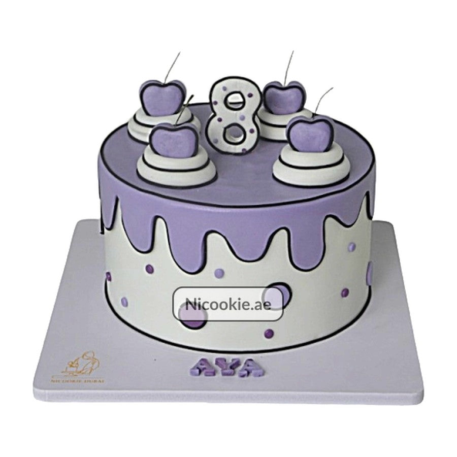 Purple Apple Candy Cake