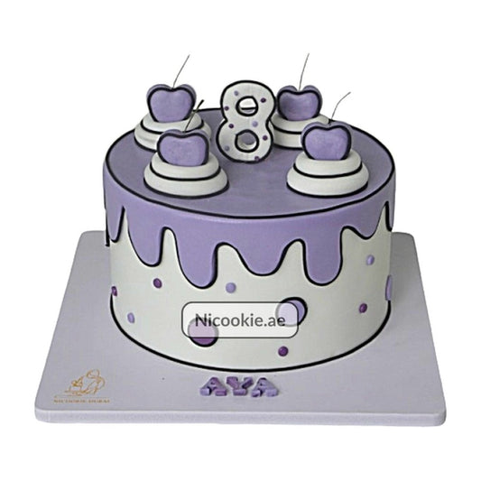 Purple Apple Candy Cake