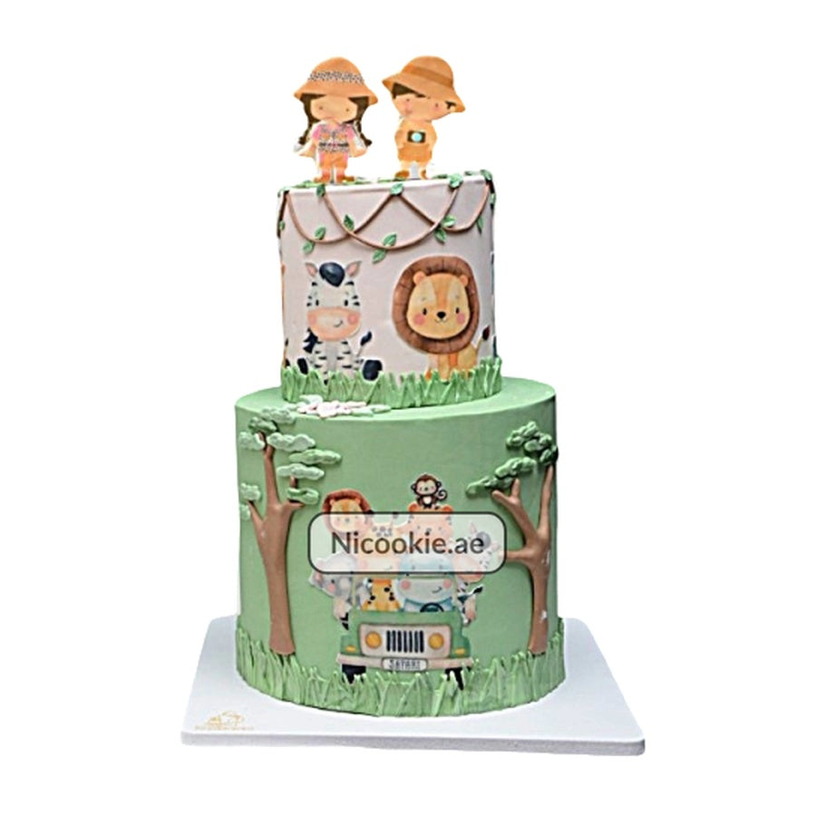 Safari Jungle Adventure Cake
