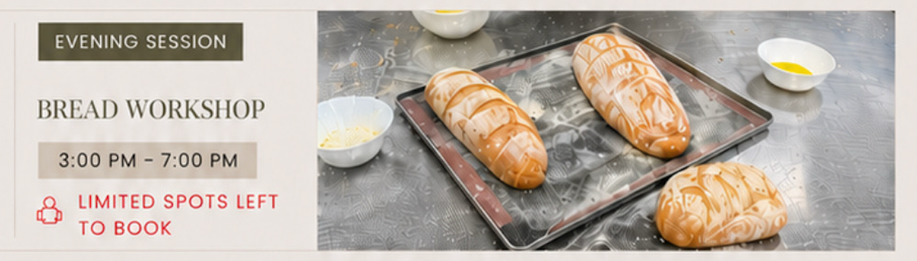 Rustic Italian Bread Baking (Sunday May 24th, Afternoon 3pm-7pm)
