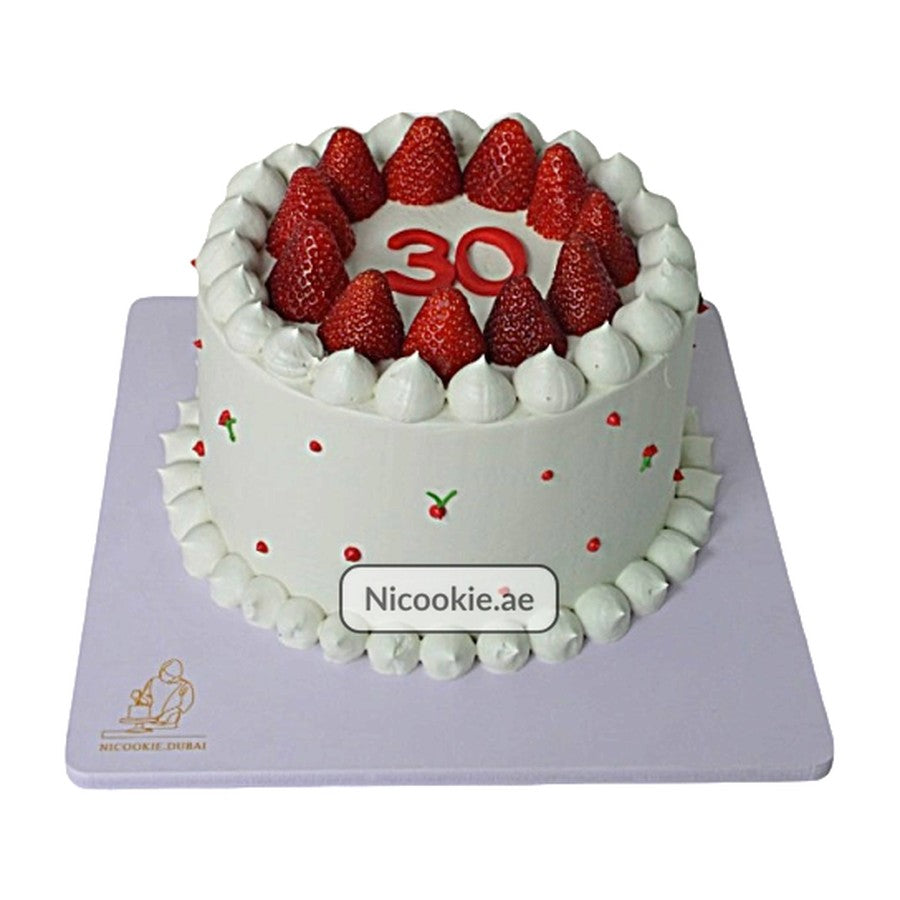 Strawberry Cherry Cake