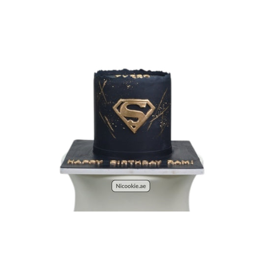 Superhero Emblem Cake