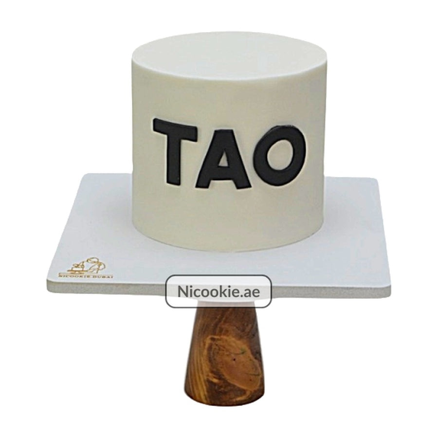 TAO monochrome cake