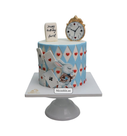 Wonderland White Rabbit Cake